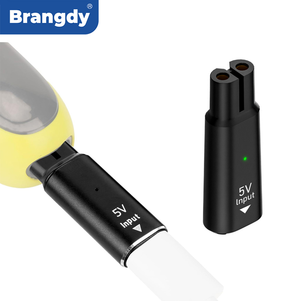 Body Trimmer - Brangdy 5V Type-C เครื่องโกนหนวด Adapter Charger