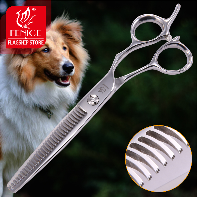 Grooming Scissors - กรรไกรตัดแต่งขนสัตว์เลี้ยง Fenice ขนาด 6.5 นิ้ว สำหรับสุนัข