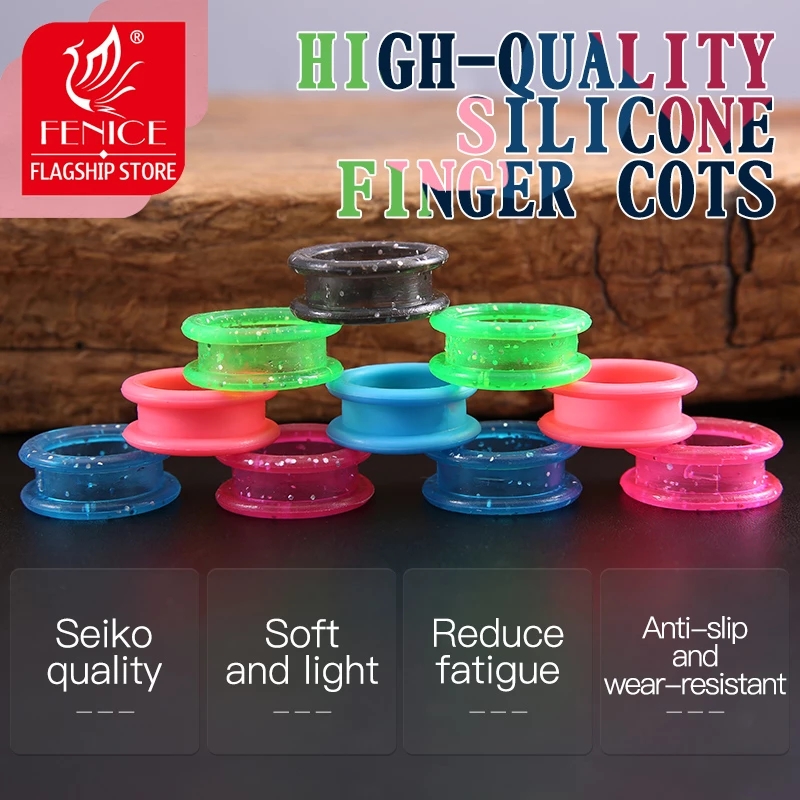 Grooming Scissors - Fenice สีสันยางซิลิโคนกรูมมิ่งกรรไกรแหวนทนทานผมตัดกรรไกรอุปกรณ์เสริมเครื่องมือเย็บผ้า Fit สําหรับกรรไกรสัตว์เลี้ยง