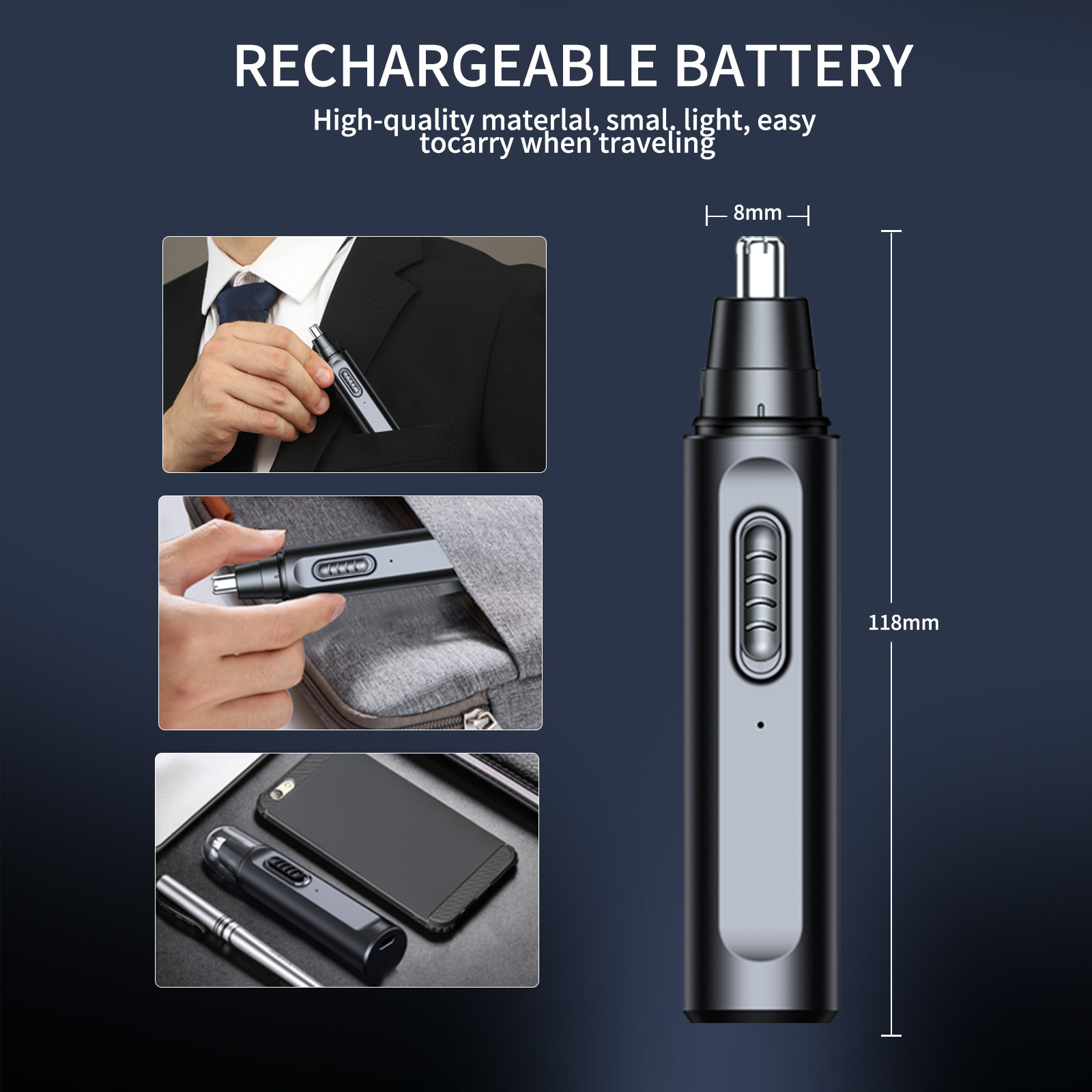 ที่กันจอนขนจมูกสําหรับผู้ชาย ท - Nose Trimmer บทวิจารณ์และราคา