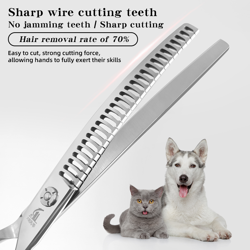 กรรไกรตัดแต่งขนสุนัข ทรงฟิชโบน - Grooming Scissors บทวิจารณ์และราคา