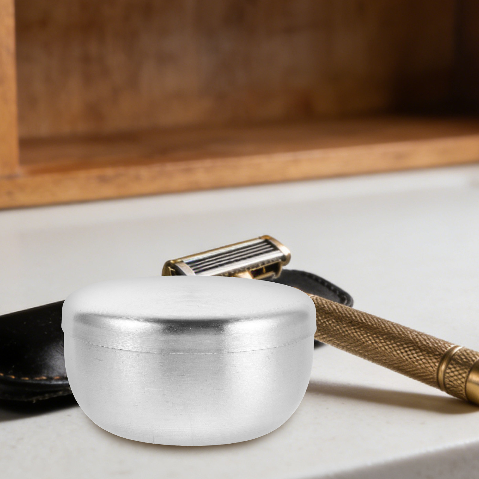 ชุดชามโกนหนวดสแตนเลส 4 ชิ้น ชา - Shaving Cream บทวิจารณ์และราคา