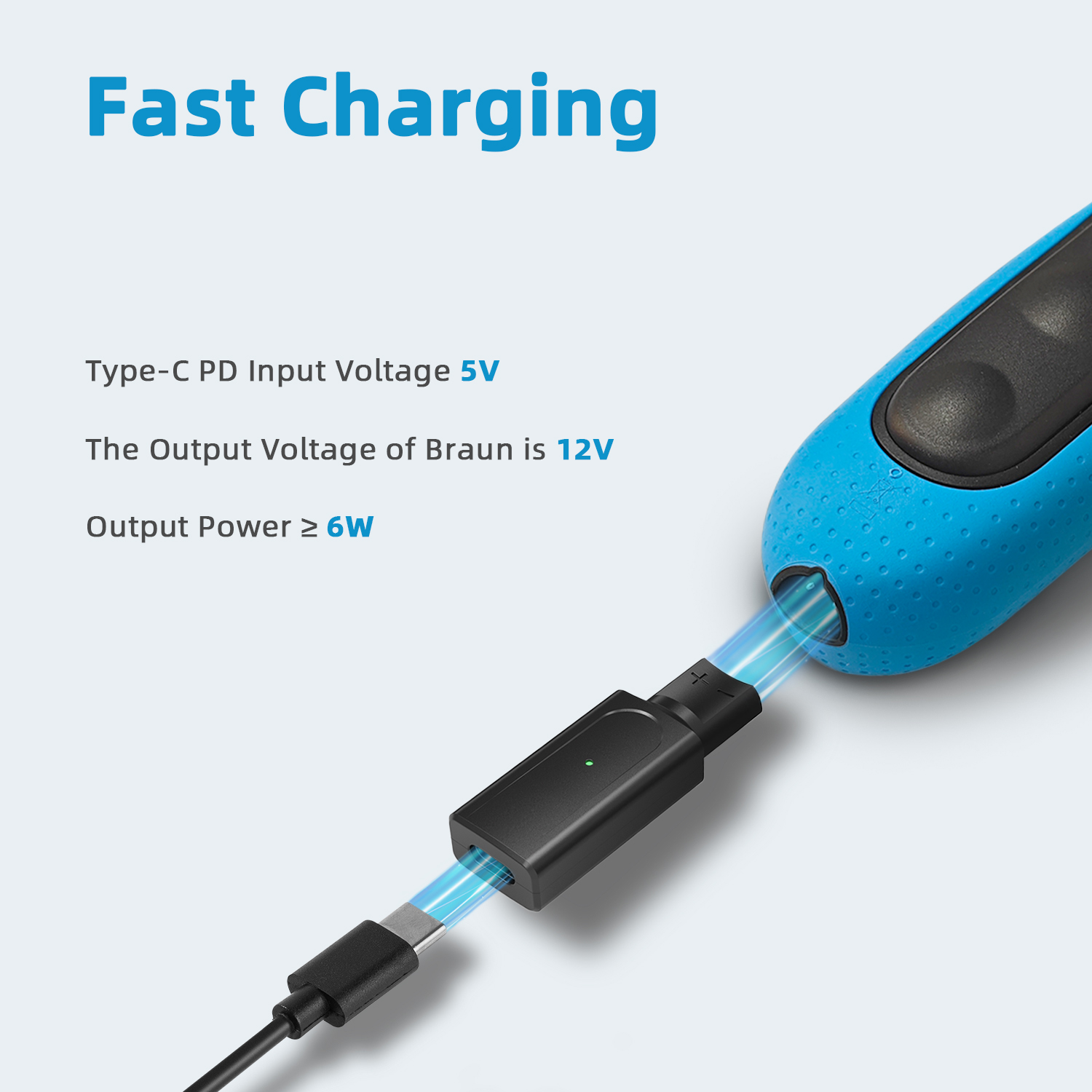 Brangdy 12V Type-Cเครื่องโกนหน - Electric Shaver Rotary บทวิจารณ์และราคา